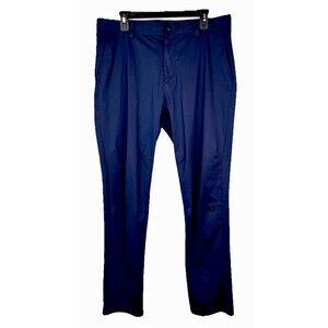 Rhone BLUE Commuter Pants Mens Size 35 Performance Stretch Tech Utility Gorp